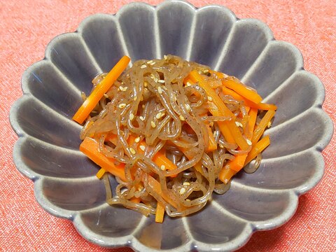 人参と糸こんにゃくのきんぴら♪